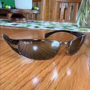 Ray-Ban Black and Silver Sunglasses